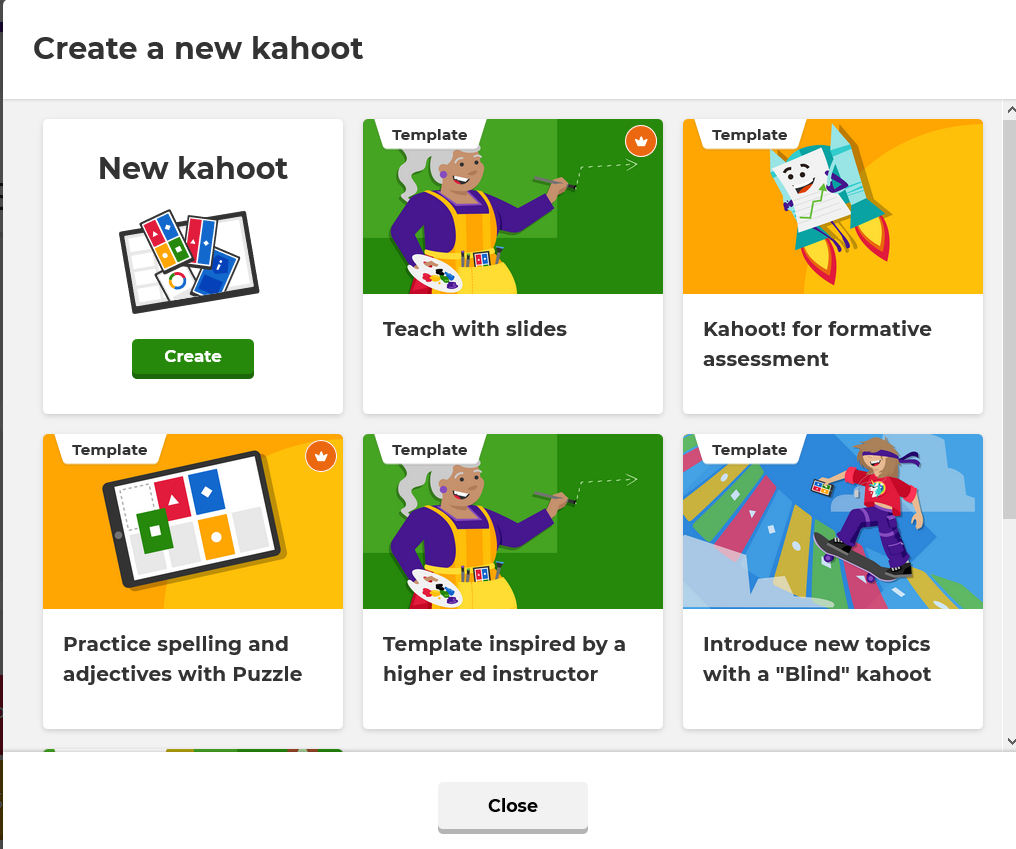 Create kahoot Kahoot! Play