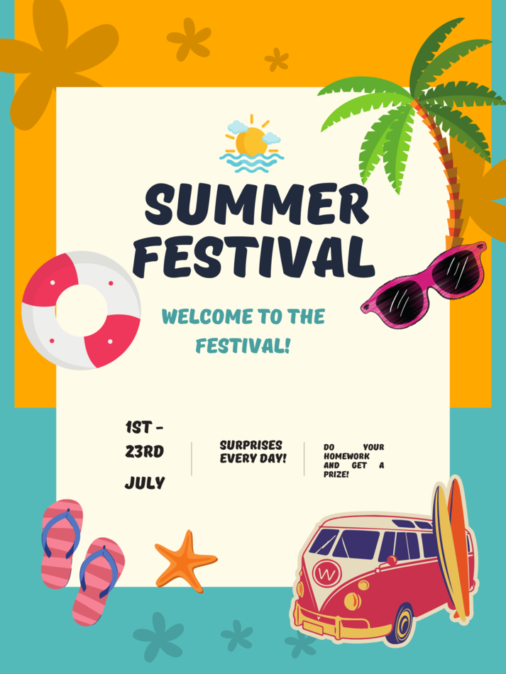 summer festival at the online lesson 4 Skyteach